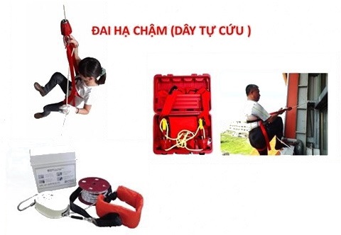 Đai hạ chậm cứu nạn - dây tụt thoát nạn Doosung