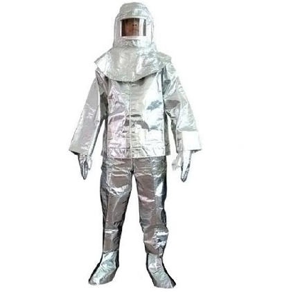 Quần áo chống cháy tráng nhôm chịu nhiệt 500 độ